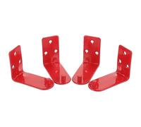 QUMIIRITY 4pcs Heavy-duty Fire Extinguisher Wall Bracket Hooks Wall Mount Holder Compatible with All Valve Slot Extinguishers Easy-install Fire Safety Mount for Home and Office