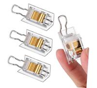 QUMIIRITY 4pcs Venetian Blind Cord Locks Window Blind Parts Reusable Wire Locks for Curtain Accessories Easy Installation Stable Material
