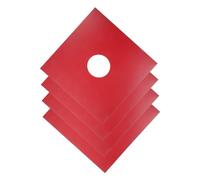 QUMIIRITY 4pcs Vinyl Record Jackets Replacement Sleeves Sturdy Paper Record Protectors Easy Storage