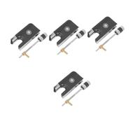 QUMIIRITY 4sets Violin Bow Frog Cello Bow Frog Violin Tuner Clip Accessory Musical Instrument Part