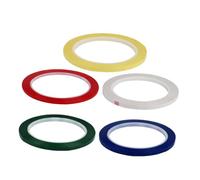 QUMIIRITY 5 Rolls Violin Finger Position Tape Fretboard Decals for Learning Practicing Violin Red Yellow White Green Blue for Beginners Music Teachers