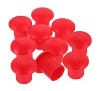 QUMIIRITY 50pcs Mushroom Rebar Caps Plastic Rebar Covers Safety Covers Minimize Labor Resource Wastage Efficiency Suitable Diameter 16-25mm for Construction Sites