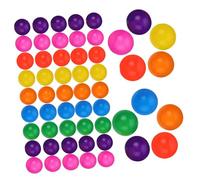 QUMIIRITY 50pcs Soft Plastic Ocean Balls for Indoor Party Decorations and Pool Activities for Safe Fun
