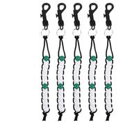 QUMIIRITY 5pcs Bead Chain Golfs Stroke Score Counter Plastic Practical Scorekeeping Device for Beginners Golfers on The Course Random Color