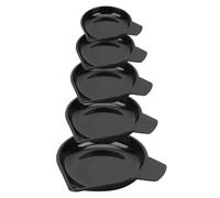 QUMIIRITY 5pcs Electronic Scale Replacement Tray Set, Portable Plastic Weighing Pan for Lab and Classroom Science, Multi-purpose Shallow Container Compatible with Electronic Balance