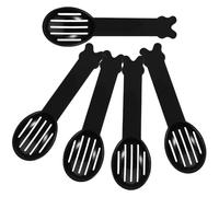 QUMIIRITY 5pcs Hamster Sand Bath Spoon Small Pet Cleaning Scoop for Hamster Bathhouse with Smooth Surface Easy to Use and Clean Random Color