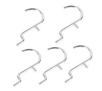 QUMIIRITY 5pcs Heavy Duty U Shape Pegboard Hooks for Display Shelf Metal Display Hooks for Wall Storage Easy to Install and Secure for Organizing Tools and Accessories
