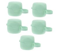 QUMIIRITY 5pcs Portable Pacifier Holder Cases for Dustproof Storage Boxes for Pacifiers Compact and Lightweight for Travel and Home Use