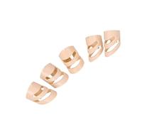 QUMIIRITY 5pcs Protect Your Fingers Guitar Ring Finger Cots Thumb Index Picks Bass Guitar Picks
