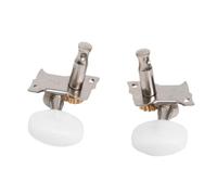 QUMIIRITY 5pcs String Banjo Tuning Pegs Banjo Tuners Zinc Alloy and Pvc Bushings Replacement for Old Broken Pegs