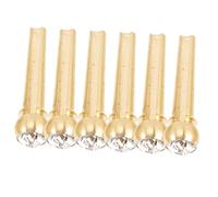 QUMIIRITY 6pcs Acoustic Guitar Bridge Pins Replacement Guitar String Fixing Nails Tuning Pin Smooth Surface Safe