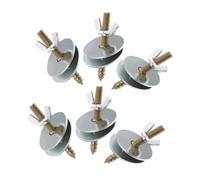 QUMIIRITY 6pcs Birdcage Perch Screws M5x50 with Washers Bird Stand Fixing Kit for Hamster and Bird Springboard Cage Accessories