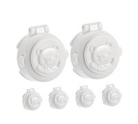 QUMIIRITY 6pcs Car Washing Machine Safety Button Lock Boy Girl Proofing Covers for Washing Machine Button Safety Lock Prevent Accidental Operation