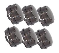 QUMIIRITY 6Pcs Childproof Gas Stove Knob Covers Durable Safety Covers for Oven Burner Knobs Easy Installation Reliable Protection for Home Use Deep