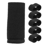 QUMIIRITY 6pcs Elastic Belt Keepers Nylon Webbing Loop Retainers for Suitcase and Belt, Manage Loose Long Straps with Fixing and Fastening Effect, for Men