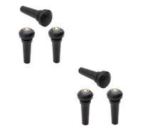 QUMIIRITY 6pcs Lightweight Violin End Pin Jack Socket Accessories Ebony Tailpiece Pegs for Enhanced Sound Quality Easy Installation and Use