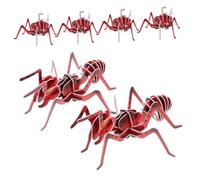 QUMIIRITY 6pcs Realistic Ant Insect Puzzle DIY Cardboard Models Educational Science Experiment for Stem Creativity Building Kit