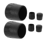 QUMIIRITY 6pcs Rubber Mic Stand Foot Caps for Microphone Stands Shock-absorbing for Performance Professional Instrument Accessories