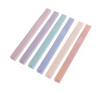 QUMIIRITY 6pcs Student Highlighter Pens Pastel Colors Note Marking Pens for Study and Office Use Bright Art Markers for Emphasizing Important Information