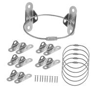 QUMIIRITY 6sets Falling Fixators Furniture Straps for Bookshelf Wall Anchor Secure Furniture to Wall Earthquake Straps Safety