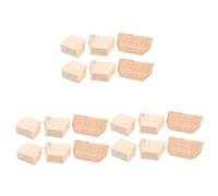 QUMIIRITY 6sets Professional Violin Bow Wedges Plugs for Cello Players Non Slip Design Musical Bow Accessories