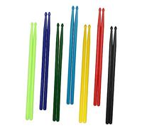 QUMIIRITY 7pairs Colorful Nylon Drumsticks Set Professional Mallets for Drumming for Marching Band and Jazz Comfortable Grip for Practice and Performance