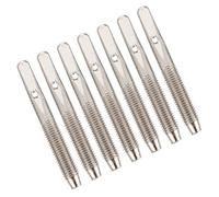 QUMIIRITY 7Pcs Lyre Harp String Pins Metal Tuning Accessories for Dulcimer Harpsichord Zither Durable Corrosion Resistant Easy to Install Replacement Pins