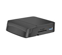 QUMIIRITY 8-in-1 Usb-c Docking Station Phone Holder Multi-port Usb Hub for Laptops and Smartphones Triple Display Adapter Pd Charging for Home and Office Use