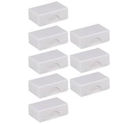 QUMIIRITY 8 Pcs Low Dust Rosin for Stringed Instruments Bow, Light Brown Rosin Set Compatible Erhu, Violin, Cello, and Viola, Portable Bow Accessory for Playing and Practice