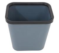 QUMIIRITY 8l Trash Can Waste Basket Fire-resistant Thickened Square Plastic Creative Minimalist Style for Commercial Use and Bathroom Random Color