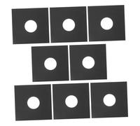 QUMIIRITY 8pcs Cardboard Vinyl Record Sleeves Outer Covers Double-layer Kraft Paper Inner Sleeves Anti-static Music Record Protection for Vinyl Storage and Packaging