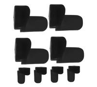 QUMIIRITY 8Pcs Clarinet Thumb Cushions Silicone Support Rests Lightweight Provides Support Black for Practicing at Home Musicians Instrument Rest Oboe