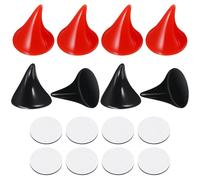 QUMIIRITY 8pcs Evil Horns Car Decors Horns Decors for Motorcycle Creative Cool Abs Lightweight Easy to Use Helmet Accessories for Smooth Surface