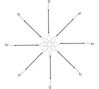 QUMIIRITY 8pcs Retractable Touchscreen Stylus Pen Lanyards with 23cm Spring Cord and 8mm Silicone Ring Pen Set for Office and Mobile Use and Men