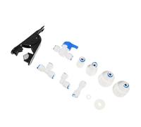 QUMIIRITY 9PCS Ice Maker Hose Connector Kit Compatible Coffee Maker and Systems Easy Installation Food-Grade Material Includes Adapter for Piping