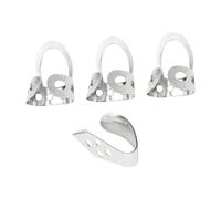 QUMIIRITY Adjustable Metal Guitar Finger Picks Set for Thumb and Fingers Holes Suitable for Banjo Ukulele Acoustic Guitar Playing Accessories