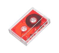 QUMIIRITY Blank Audio Cassette Tape Clear Vintage-style Recordable Music Tape for Interviews Speech Messages DIY Creative Gift