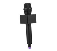QUMIIRITY Boy Girl Fake Microphone Toy Simulation Microphone with Square Flag Station for Party and Pretend Play Great for Stage Performances and Confidence Building