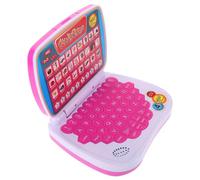 QUMIIRITY Boy Girl's Toy for Toddlers Interactive Educational Computer Simulation Portable Pink Design Fun Modes for Early Learning for Preschool Boys and Girls