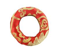 QUMIIRITY Buddhist Singing Bowl Cushion Pad Meditation Accessory for Mindfulness Practice Random Design for Buddhism Enthusiasts