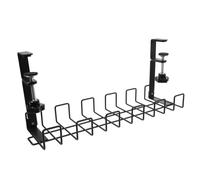 QUMIIRITY Cable Management Rack under Table Cord Holder Sturdy Cable Storage Shelf for Office and Home Neatly Organizes Wires Excellent Load-bearing Capacity