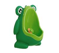 QUMIIRITY Cartoon Frog Boy Training Urinal Wall-Mounted Toddler Pee Potty Portable Green Potty for Boys Random Accessories