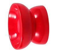 QUMIIRITY Ceramic Pet Feeding Bowl with Elevated Base Slanted Mouth Dog Feeder Small Red Pet Ceramic Feeder for Indoor Use