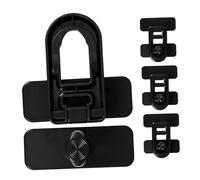 QUMIIRITY Child Safety Cabinet Locks Toddler Proof Oven Latches for Refrigerator and Drawers, Multipurpose Baby Safety Door Locks for Home and Childcare, 4pcs Black
