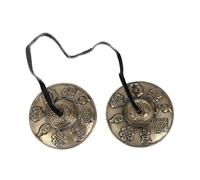 QUMIIRITY Copper Tibetan Buddhism Cymbals Bell Chime for Yoga Meditation Daily Music Light Portable