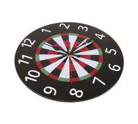 QUMIIRITY Dart Board Shape Wall Clock Vintage Decorative for Game Rooms Living Rooms Bars with Numbers