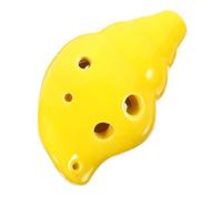 QUMIIRITY Decorative Conch Shape Ocarina Portable Ceramic Musical Instrument for Beginners Lightweight Design Creative Cartoon Style for Travel and