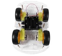 QUMIIRITY DIY Smart Car Chassis Kit for Robotics Educational Kit with Encoder Wheels Battery Box for Beginners Compatible with Tracing Obstacle Avoidance Functions