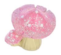 QUMIIRITY Dollhouse Mini Mushroom: Miniature Furniture Model Decor Mushrooms Small Resin Statues For Fairy Gardens And Terrarium Crafts