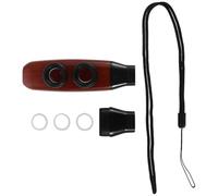 QUMIIRITY Double Hole Kazoo Musical Instrument Portable Powerful Sound Projection for Adults Easy to Play Small Performance Kazoo with Mouthpiece and Lanyard